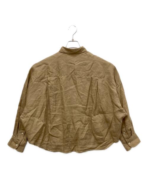 Plage（プラージュ）Plage (プラージュ) Linen Short シャツ ベージュ サイズ:Freeの古着・服飾アイテム