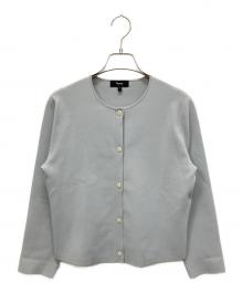 theory（セオリー）の古着「Wooster Crepe Knit Fitted」｜ブルー