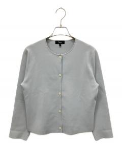 中古・古着通販】theory (セオリー) Row Crepe Karri ブルゾン グレー