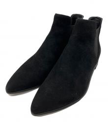 COLE HAAN（コールハーン）の古着「スウェードサイドゴアブーツ」｜ブラック