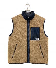 THE NORTH FACE（ザ ノース フェイス）の古着「リバーシブルエクストリームパイルベスト」｜ブラウン