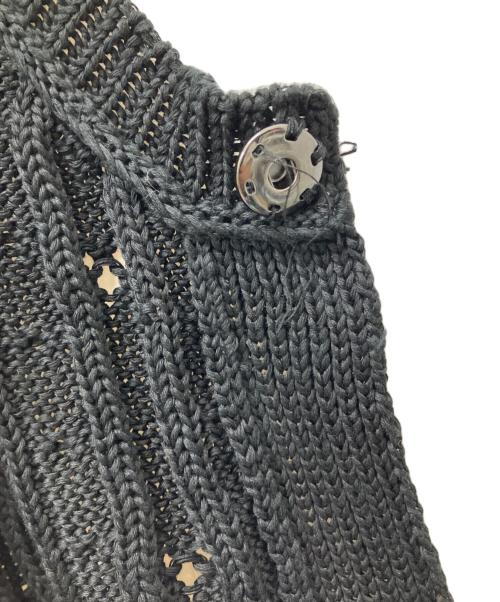 METHO（メソ）METHO (メソ) ニットベスト ブラック サイズ:Freeの古着・服飾アイテム