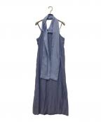 Jensイェンス）の古着「STOLE DRESS」｜ブルー