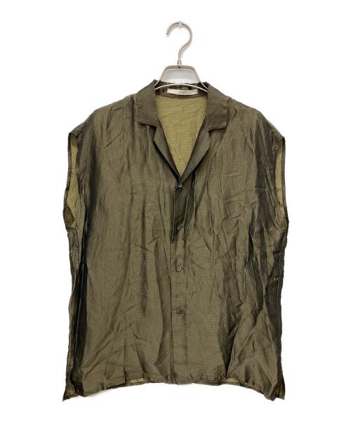KIJI（キジ）KIJI (キジ) ノースリーブシャツ オリーブ サイズ:2の古着・服飾アイテム