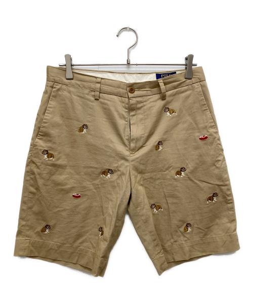 POLO RALPH LAUREN（ポロ・ラルフローレン）POLO RALPH LAUREN (ポロ・ラルフローレン) ハーフパンツ ベージュ サイズ:Mの古着・服飾アイテム