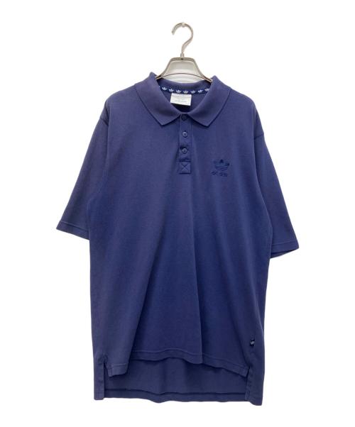 adidas（アディダス）adidas (アディダス) 80sポロシャツ ブルー サイズ:Lの古着・服飾アイテム