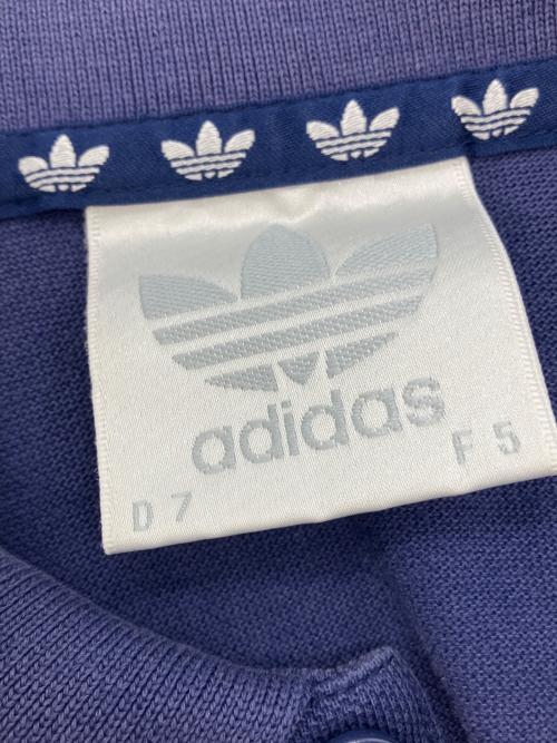 adidas（アディダス）adidas (アディダス) 80sポロシャツ ブルー サイズ:Lの古着・服飾アイテム