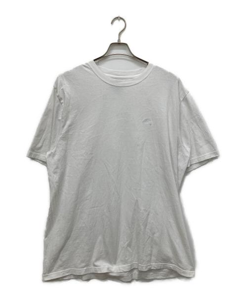 stussy（ステューシー）stussy (ステューシー) Stock Logo tee ホワイト サイズ:XLの古着・服飾アイテム