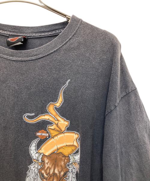 HARLEY-DAVIDSON（ハーレーダビッドソン）HARLEY-DAVIDSON (ハーレーダビッドソン) プリントTシャツ ブラック サイズ:不明の古着・服飾アイテム