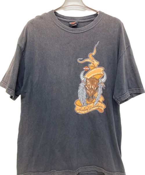 HARLEY-DAVIDSON（ハーレーダビッドソン）HARLEY-DAVIDSON (ハーレーダビッドソン) プリントTシャツ ブラック サイズ:不明の古着・服飾アイテム