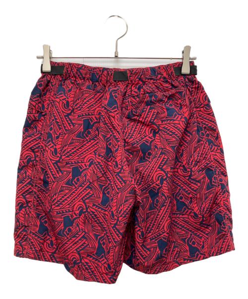 Patagonia（パタゴニア）Patagonia (パタゴニア) River Shorts カヤック柄 ショートパンツ レッド サイズ:Mの古着・服飾アイテム