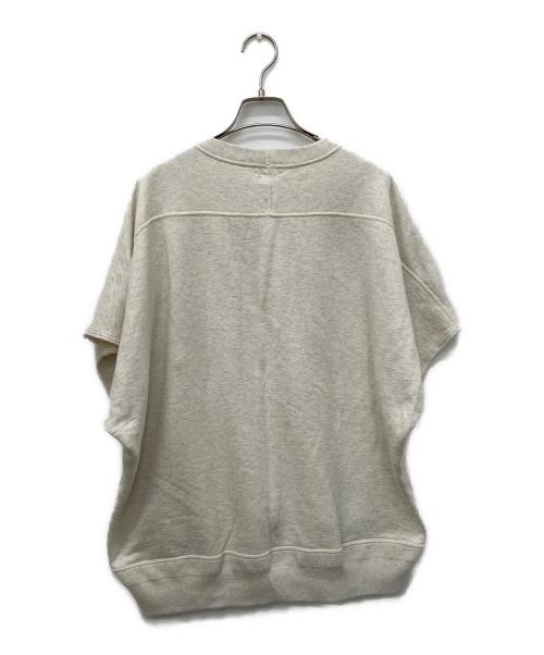 BLAMINK（ブラミンク）BLAMINK (ブラミンク) 吊り裏毛ロゴショートスリーブスウェット アイボリー サイズ:2の古着・服飾アイテム