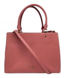 Kate Spade（ケイトスペード）の古着「レイラ ミディアムサッチェル 2way ハンドバッグ」｜ピンク