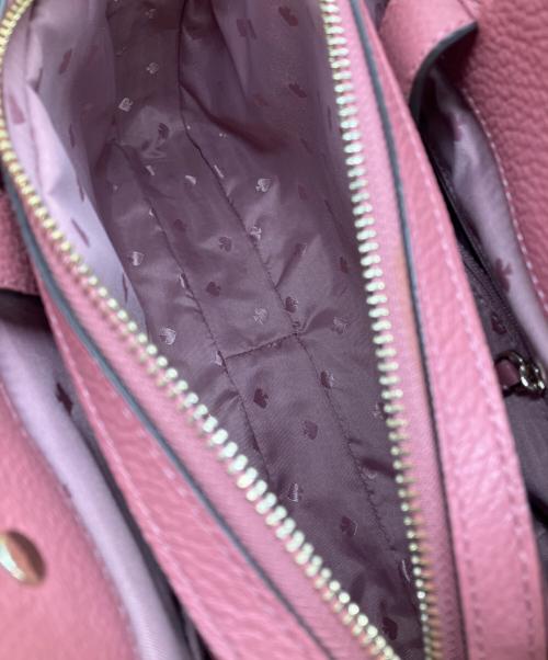 Kate Spade（ケイトスペード）Kate Spade (ケイトスペード) レイラ ミディアムサッチェル 2way ハンドバッグ ピンクの古着・服飾アイテム