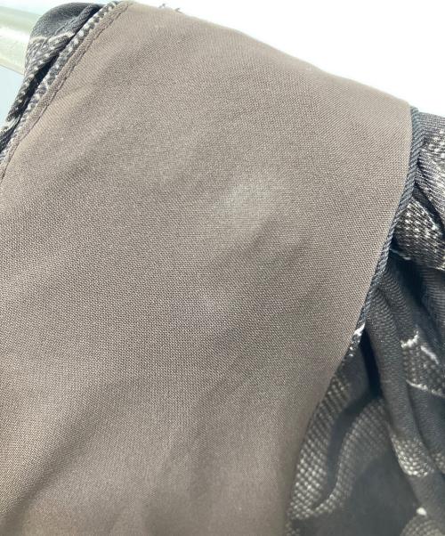 Snidel（スナイデル）Snidel (スナイデル) リボンスリーブデザインワンピ ブラウンの古着・服飾アイテム