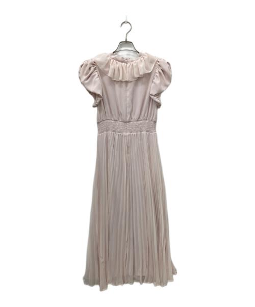 Rose Muse（ロゼミューズ）ROSE MUSE (ロゼミューズ) chiffon pleated dress ピンク サイズ:Freeの古着・服飾アイテム