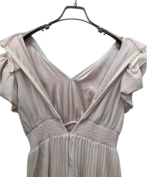 Rose Muse（ロゼミューズ）ROSE MUSE (ロゼミューズ) chiffon pleated dress ピンク サイズ:Freeの古着・服飾アイテム