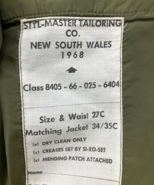 Australian Army（オーストラリア軍）Australian Army (オーストラリア軍) Wool Trousers カーキ サイズ:W27の古着・服飾アイテム