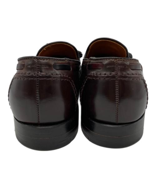 BROOKS BROTHERS（ブルックスブラザーズ）BROOKS BROTHERS (ブルックスブラザーズ) シェルコードバンタッセルローファー ブラウン サイズ:6 1/2Eの古着・服飾アイテム