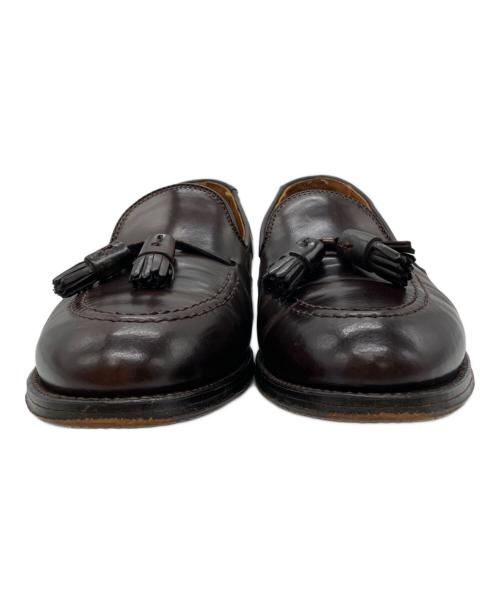 BROOKS BROTHERS（ブルックスブラザーズ）BROOKS BROTHERS (ブルックスブラザーズ) シェルコードバンタッセルローファー ブラウン サイズ:6 1/2Eの古着・服飾アイテム