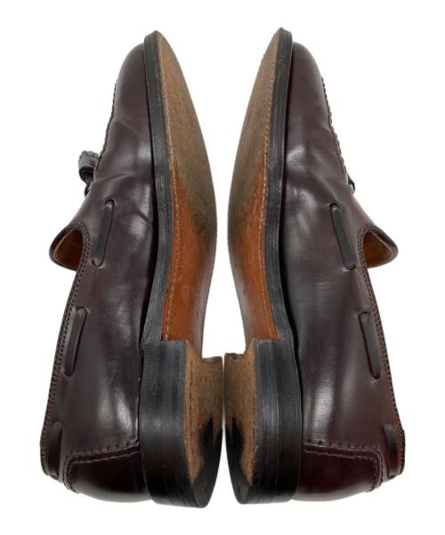 BROOKS BROTHERS（ブルックスブラザーズ）BROOKS BROTHERS (ブルックスブラザーズ) シェルコードバンタッセルローファー ブラウン サイズ:6 1/2Eの古着・服飾アイテム