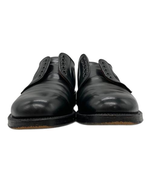 BROOKS BROTHERS（ブルックスブラザーズ）BROOKS BROTHERS (ブルックスブラザーズ) シェルコードバンプレーントゥシューズ ブラック サイズ:6 1/2Dの古着・服飾アイテム