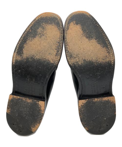 BROOKS BROTHERS（ブルックスブラザーズ）BROOKS BROTHERS (ブルックスブラザーズ) シェルコードバンプレーントゥシューズ ブラック サイズ:6 1/2Dの古着・服飾アイテム