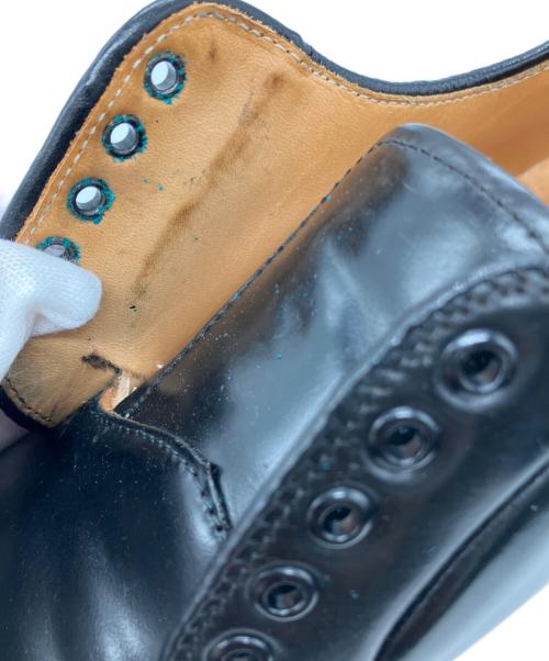 BROOKS BROTHERS（ブルックスブラザーズ）BROOKS BROTHERS (ブルックスブラザーズ) シェルコードバンプレーントゥシューズ ブラック サイズ:6 1/2Dの古着・服飾アイテム