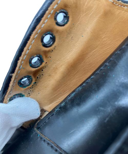 BROOKS BROTHERS（ブルックスブラザーズ）BROOKS BROTHERS (ブルックスブラザーズ) シェルコードバンプレーントゥシューズ ブラック サイズ:6 1/2Dの古着・服飾アイテム