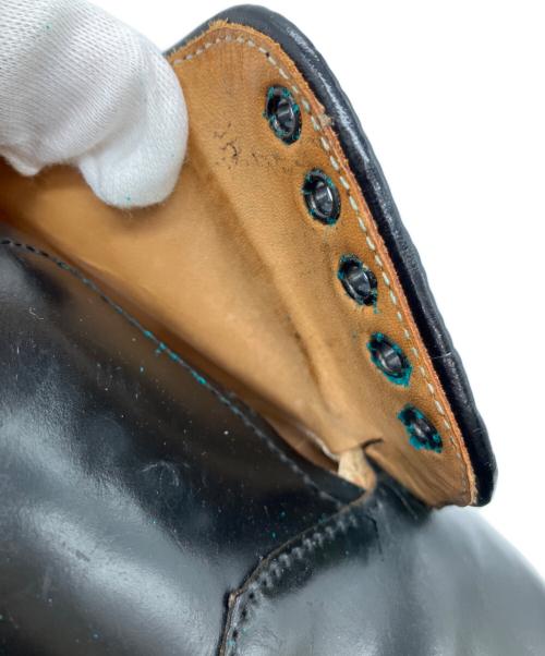 BROOKS BROTHERS（ブルックスブラザーズ）BROOKS BROTHERS (ブルックスブラザーズ) シェルコードバンプレーントゥシューズ ブラック サイズ:6 1/2Dの古着・服飾アイテム