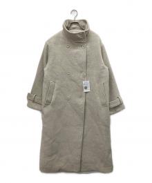UNGRID（アングリッド）の古着「スタンドカラールーズコート」｜ベージュ