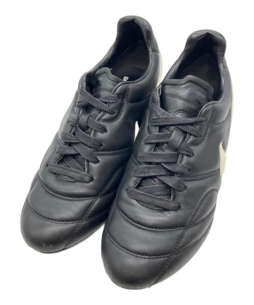 COMME des GARCONS（コムデギャルソン）COMME des GARCONS (コムデギャルソン) NIKE (ナイキ) PREMIER レザープレミアヒールキルティングスニーカー ブラック サイズ:25の古着・服飾アイテム