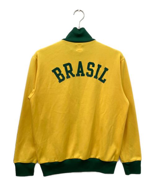 adidas（アディダス）adidas (アディダス) トラックジャケット イエロー×グリーン サイズ:Lの古着・服飾アイテム
