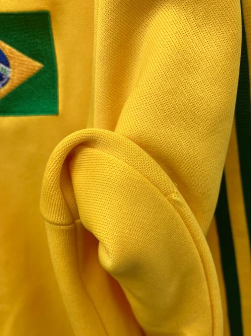 adidas（アディダス）adidas (アディダス) トラックジャケット イエロー×グリーン サイズ:Lの古着・服飾アイテム