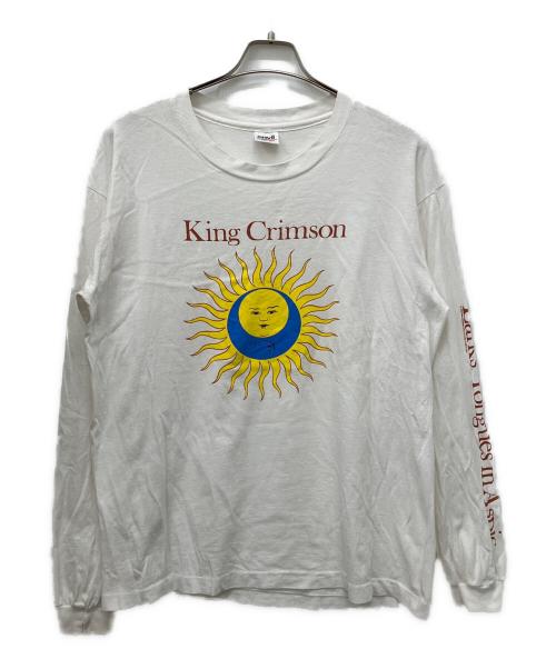 anvil（アンヴィル）anvil (アンヴィル) King Crimson 太陽と戦慄 長袖tシャツ ホワイト サイズ:Lの古着・服飾アイテム