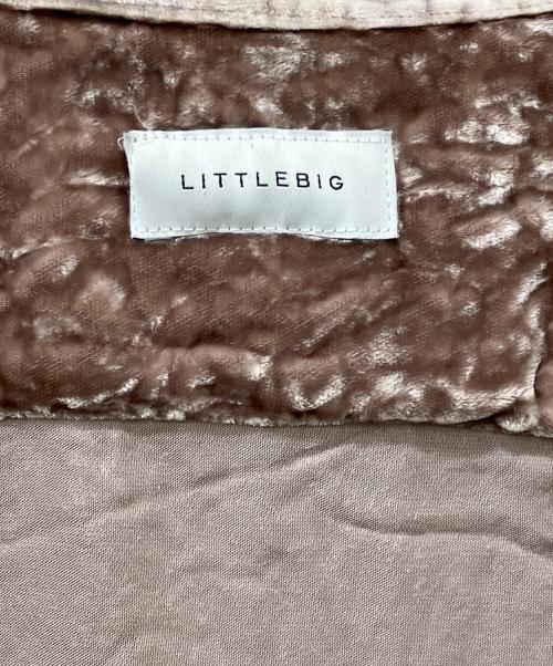 LITTLEBIG（リトルビッグ）LITTLEBIG (リトルビッグ) ベロアオープンカラーシャツ ピンク サイズ:46の古着・服飾アイテム