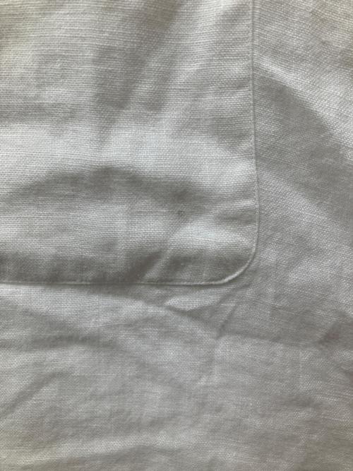 POLO RALPH LAUREN（ポロ・ラルフローレン）POLO RALPH LAUREN (ポロ・ラルフローレン) リネンワークシャツ ホワイト サイズ:XXLの古着・服飾アイテム