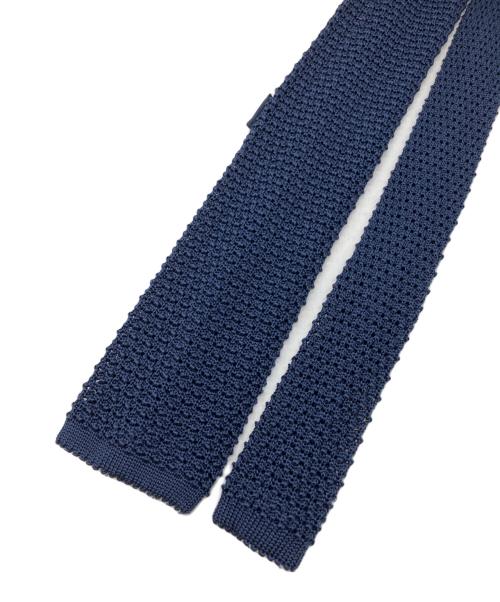 BROOKS BROTHERS（ブルックスブラザーズ）BROOKS BROTHERS (ブルックスブラザーズ) シルクニットネクタイ ネイビー サイズ:Freeの古着・服飾アイテム