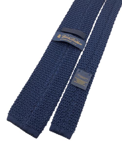 BROOKS BROTHERS（ブルックスブラザーズ）BROOKS BROTHERS (ブルックスブラザーズ) シルクニットネクタイ ネイビー サイズ:Freeの古着・服飾アイテム