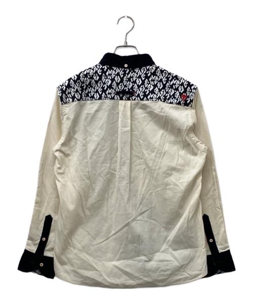 KAWATANI SHIRT（カワタニシャツ）kawatani shirt (カワタニシャツ) コーデュロイ切替シャツ ベージュ サイズ:S 未使用品の古着・服飾アイテム