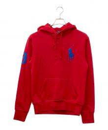 POLO RALPH LAUREN（ポロ・ラルフローレン）の古着「ビッグポニーパーカー」｜レッド