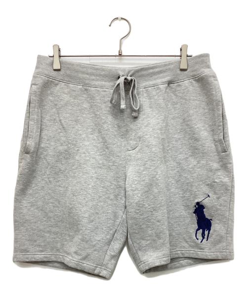POLO RALPH LAUREN（ポロ・ラルフローレン）POLO RALPH LAUREN (ポロ・ラルフローレン) ビッグポニースウェットハーフパンツ グレー サイズ:Lの古着・服飾アイテム