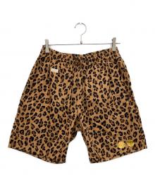 WACKO MARIA×BlackEyePatch（ワコマリア×ブラックアイパッチ）の古着「LEOPARD DABO SHORT PANTS」｜ブラウン