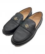 COACHコーチ）の古着「ジャニーローファー」｜ブラック