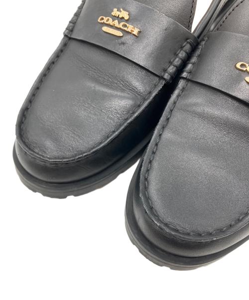 COACH（コーチ）COACH (コーチ) ジャニーローファー ブラック サイズ:6Cの古着・服飾アイテム
