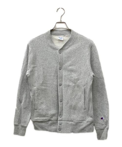 Champion（チャンピオン）Champion (チャンピオン) リバースウィーブスウェットカーディガン グレー サイズ:Mの古着・服飾アイテム