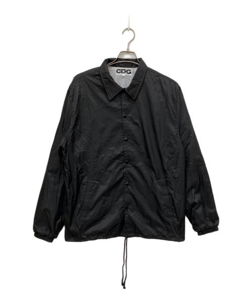 CDG（シーディージー）CDG (シーディージー) コーチジャケット ブラック サイズ:Lの古着・服飾アイテム