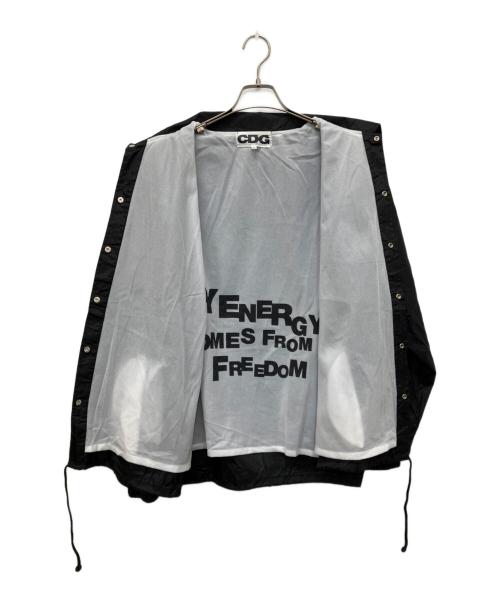CDG（シーディージー）CDG (シーディージー) コーチジャケット ブラック サイズ:Lの古着・服飾アイテム