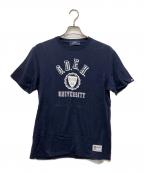 GOODENOUGH）の古着「カレッジTシャツ」｜ネイビー