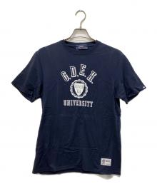 GOODENOUGH（）の古着「カレッジTシャツ」｜ネイビー